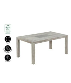 Dehner Tisch Stockholm, Ca. B170/H76/T92,5 Cm -Gartenladen Im Freien 6714695 WE IG 001 TischStockholm