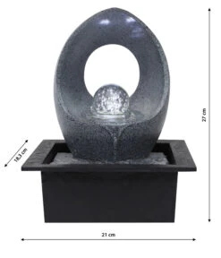 Dehner Polyresin-Zimmerbrunnen Pua -Gartenladen Im Freien 6720163 WE DE 001 ZimmerbrunnenPua