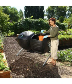 Lifetime Komposter Zwilling -Gartenladen Im Freien 6754014 WE MO 003 KomposterZwilling