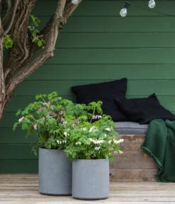 Vasar Kunststoff-Topf City, Grau -Gartenladen Im Freien 6770911 6771166 6771190 WE MO 003 VasarKunststofftopfCityGrau