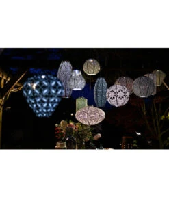 Lumiz Solar-Lampion Bulb Ikat, Ca. Ø16/H20 Cm ' -Gartenladen Im Freien 6814206 WE MO 001 Solarleuchte