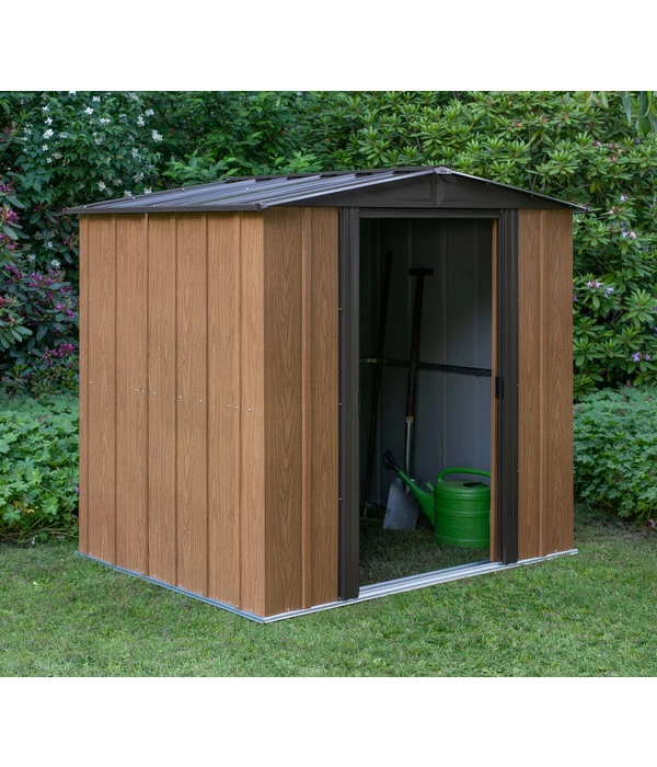 Spacemaker Metallgerätehaus Woodlake 2 Spacemaker Metallgerätehaus Woodlake – Bild 2