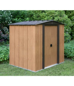 Spacemaker Metallgerätehaus Woodlake 11 Spacemaker Metallgerätehaus Woodlake -Gartenladen Im Freien 6820260 WE MO 003 Geraetehaus