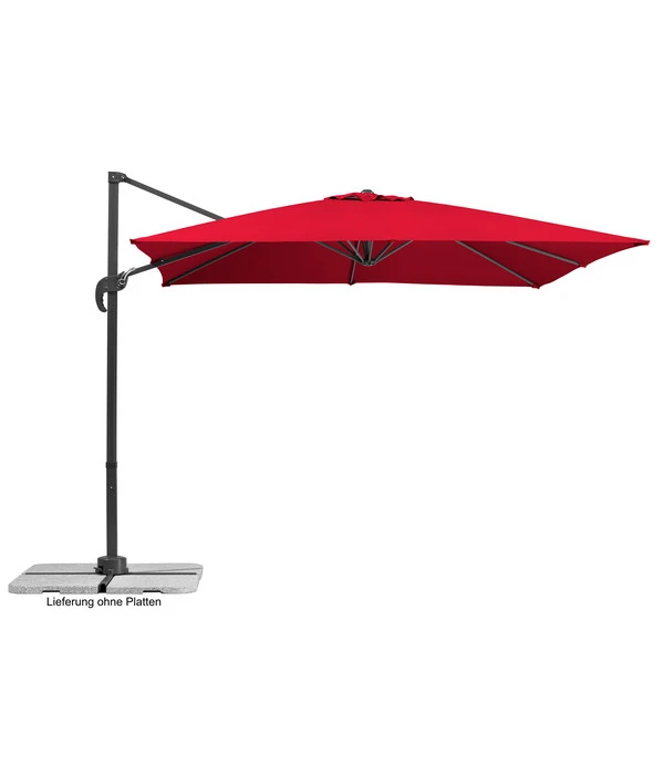 Schneider Ampelschirm Rhodos Junior, Quadratisch, Ca. B270/T270 Cm 1 Schneider Ampelschirm Rhodos Junior, Quadratisch, Ca. B270/T270 Cm