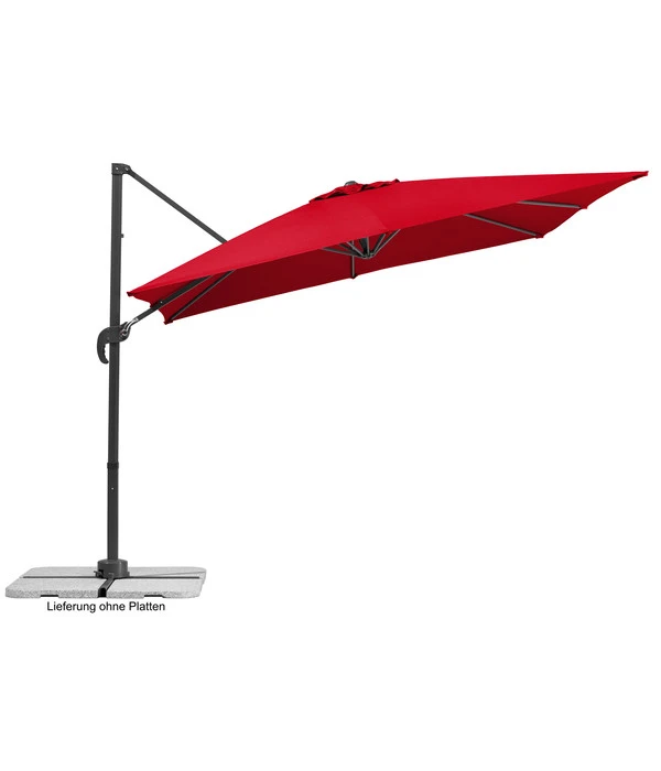 Schneider Ampelschirm Rhodos Junior, Quadratisch, Ca. B270/T270 Cm 2 Schneider Ampelschirm Rhodos Junior, Quadratisch, Ca. B270/T270 Cm – Bild 2