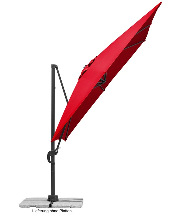 Schneider Ampelschirm Rhodos Junior, Quadratisch, Ca. B270/T270 Cm 3 Schneider Ampelschirm Rhodos Junior, Quadratisch, Ca. B270/T270 Cm – Bild 3