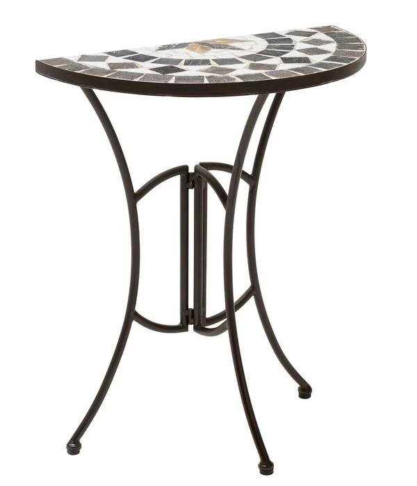 Dehner Mosaiktisch Diana Halbrund, Ca. B60/H72,5/T31,5 Cm 1 Dehner Mosaiktisch Diana Halbrund, Ca. B60/H72,5/T31,5 Cm