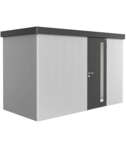 Biohort Gerätehaus Neo 1D, Silber/dunkelgrau