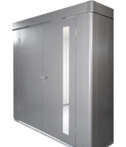 Biohort Gerätehaus Neo 1C, Quarzgrau/silber -Gartenladen Im Freien 6885255 WE DE 005 BiohortGeraetehausNeo 3