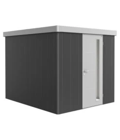 Biohort Gerätehaus Neo 3B, Dunkelgrau/silber