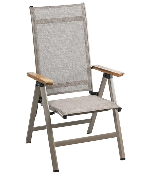 Dehner Klappsessel Cleveland, Hellbraun 1 Dehner Klappsessel Cleveland, Hellbraun