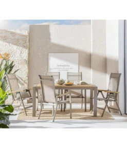 Dehner Klappsessel Cleveland, Hellbraun 9 Dehner Klappsessel Cleveland, Hellbraun -Gartenladen Im Freien 6895387 WE MO 001 GruppeClevelandWoodNEU 1