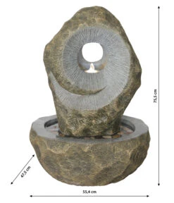 Dehner Polyresin-Gartenbrunnen Honolulu, Ca. H75,5 Cm -Gartenladen Im Freien 6911168 WE DE 001 DehnerPolyresinGartenbrunnenHonolulu