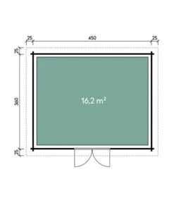 Wolff Finnhaus Gartenhaus Malmö 70-D -Gartenladen Im Freien 6931414 WE DE 001 FinnhausBBHMalmoe70D