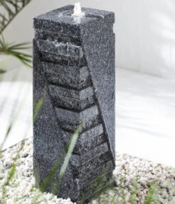 Dehner Granit-Gartenbrunnen Riva, Ca. H56 Cm -Gartenladen Im Freien 6938401 WE MO 003 BrunnenRiva