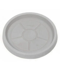 Farmet New Kunststoff-Topf Orione Alto, Rund, Ca. Ø60/H60 Cm -Gartenladen Im Freien 6965305 6965396 6965602 6967038 WE DE 001 FarmetTopfOrioneRundGrauUntersetzer