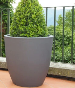 Farmet New Kunststoff-Topf Orione Alto, Rund, Ca. Ø60/H60 Cm -Gartenladen Im Freien 6967038 WE MO 001 FarmetNewKunststoffTopfOrioneAltorund