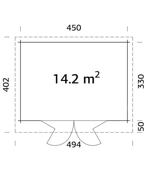 Palmako Gartenhaus Lea 3 Palmako Gartenhaus Lea – Bild 3