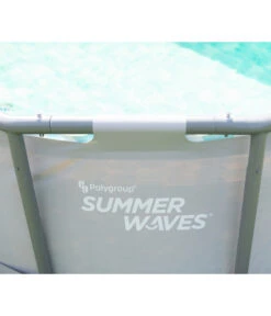 Summer Waves Frame Pool-Set, Oval, Anthrazit -Gartenladen Im Freien 6990832 WE DE 005 SummerWavesFramePool300x200x84cm