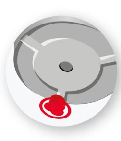 Scheurich Kunststoff-Topf Barceo Bowl, Rund, Ca. Ø39/H18 Cm -Gartenladen Im Freien WE DE 011 ScheurichBodenlochRota 1